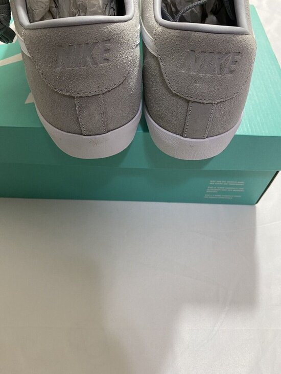 New Mens Size 10.5 Grey White Nike All Court CK Skateboarding Shoes main image 4